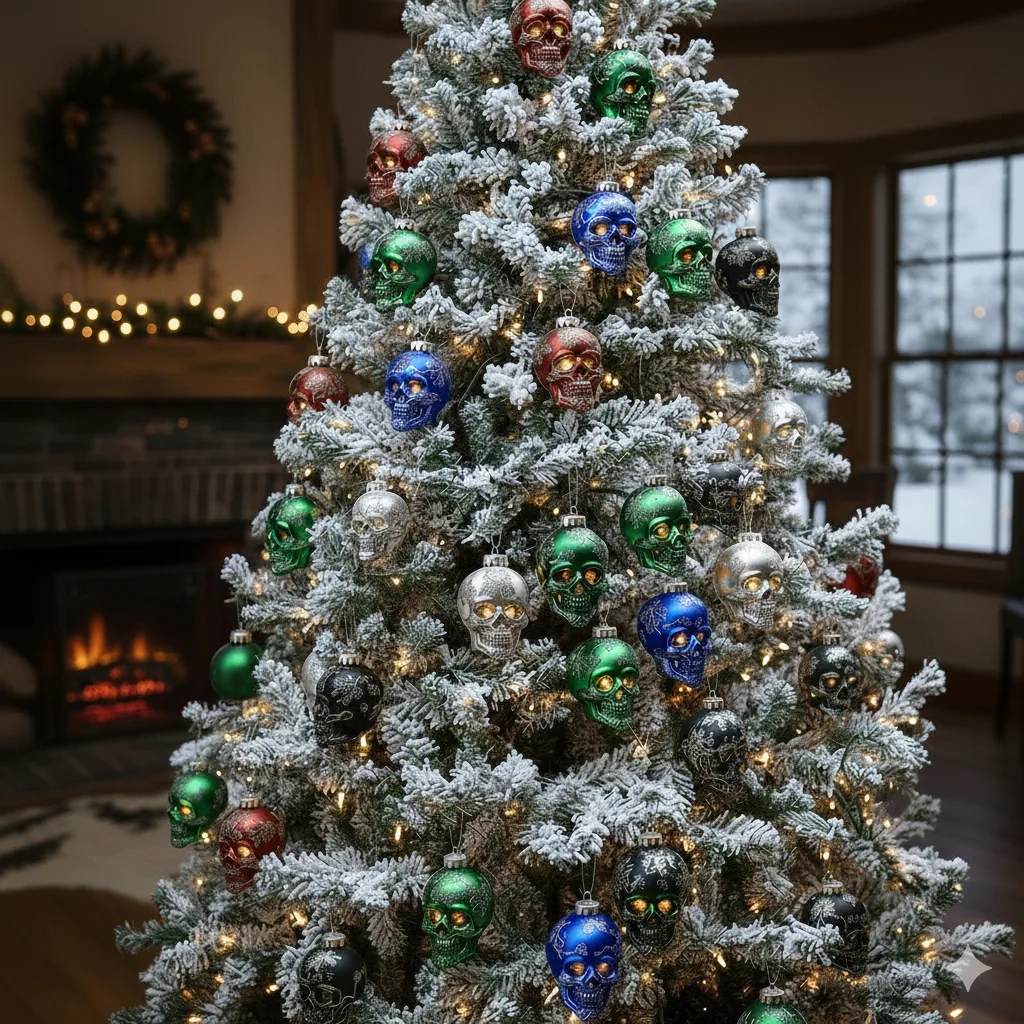Integrating Skull Bauble Christmas into Your Holiday Decor