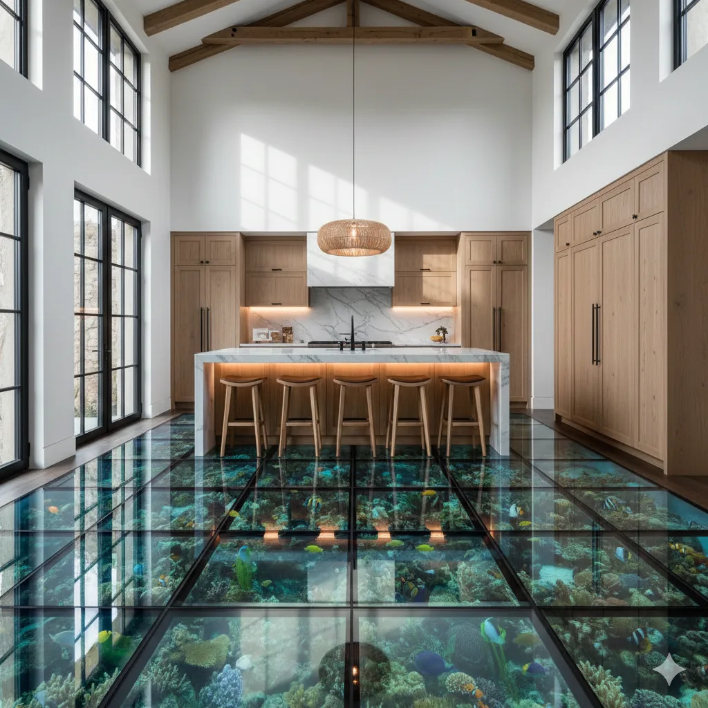 Maintenance and Safety Considerations for Aquarium Kitchen Floors