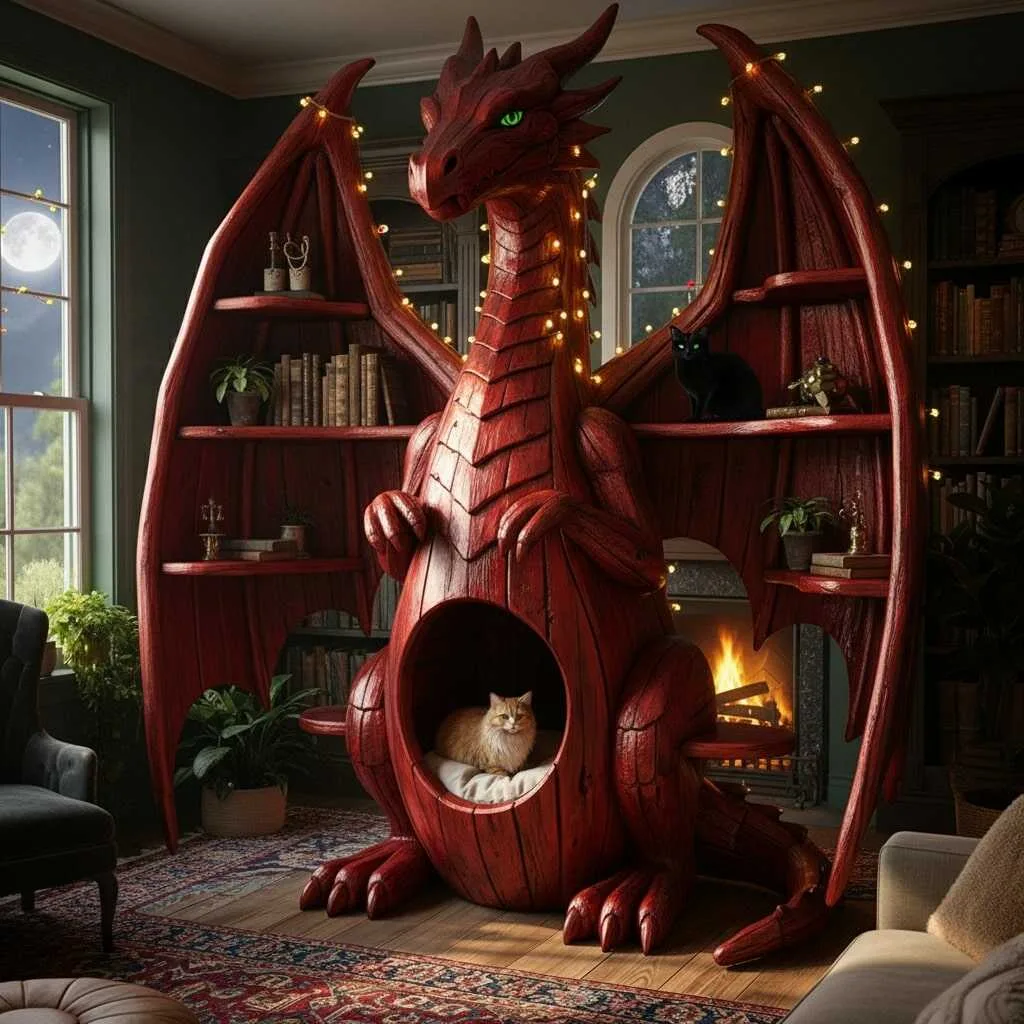 Practical Use and Maintenance of a Dragon Inspired Cat Tree