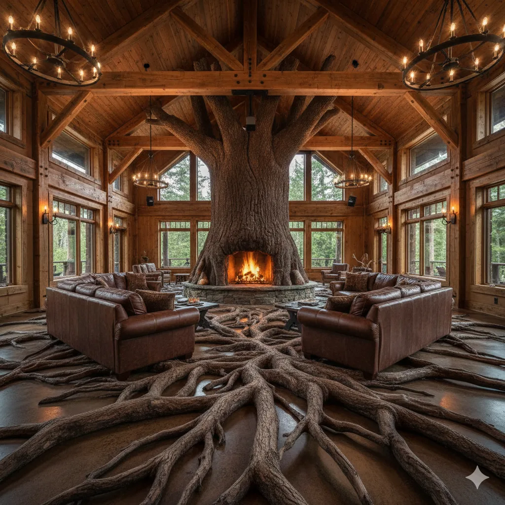 The Magic of the Epic Tree Fireplace – A Natural Gathering Spot