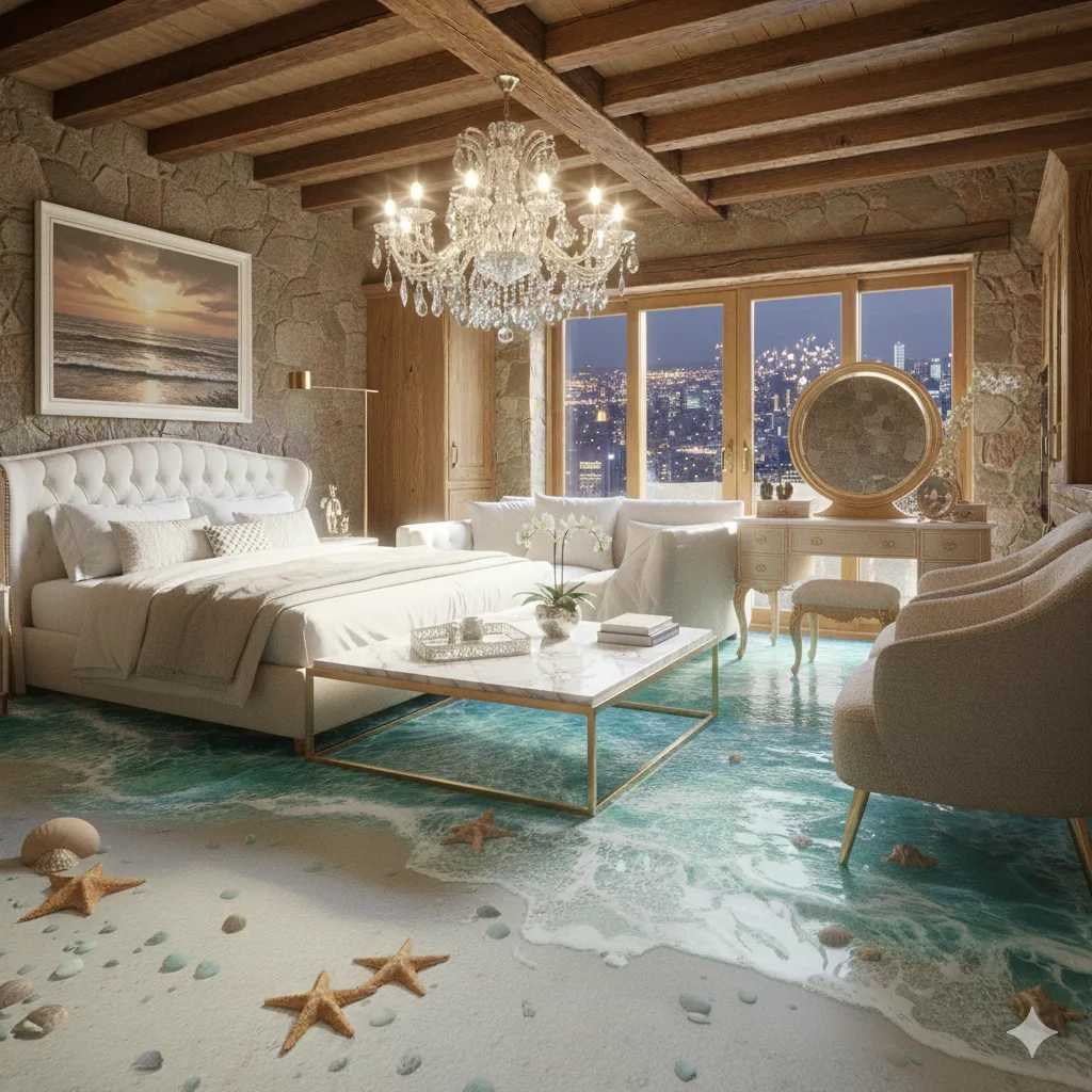 The Versatility and Application of Epoxy Ocean Kitchen Flooring