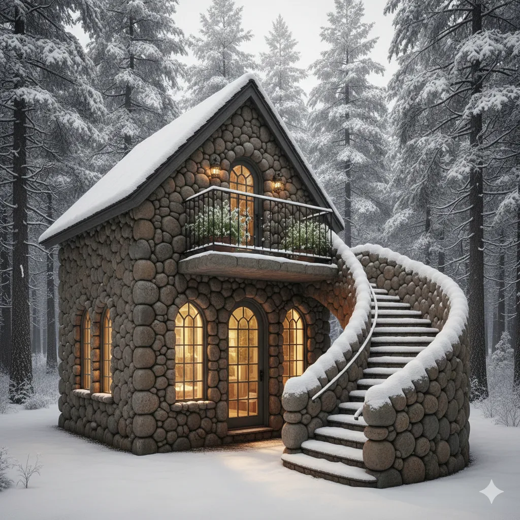 Sustainable Features of a Stone Tiny Home