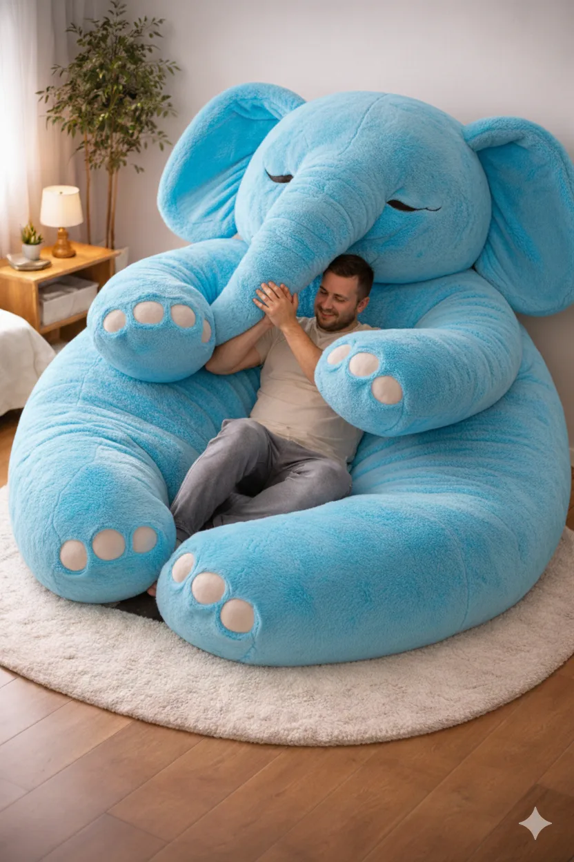 How to Use the Fluffy Elephant Bean Bag - Creative Ways to Incorporate It into Your Space