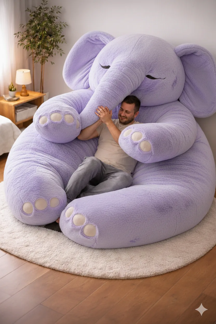 Discovering Comfort and Charm - The Allure of the Fluffy Elephant Bean Bag