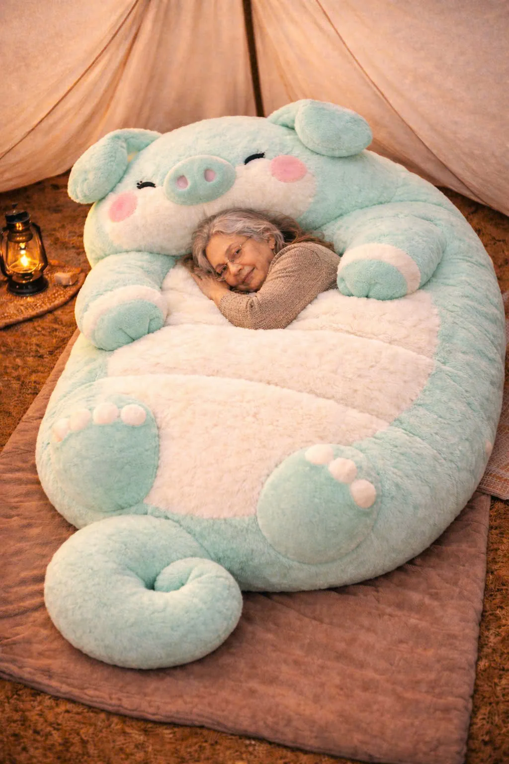 Choosing the Perfect Settings for the Fluffy Pig Sleeping Bag