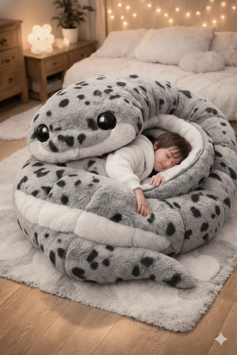 The Unique Design and Materials of the Fulffy Snake Sleeping Bag