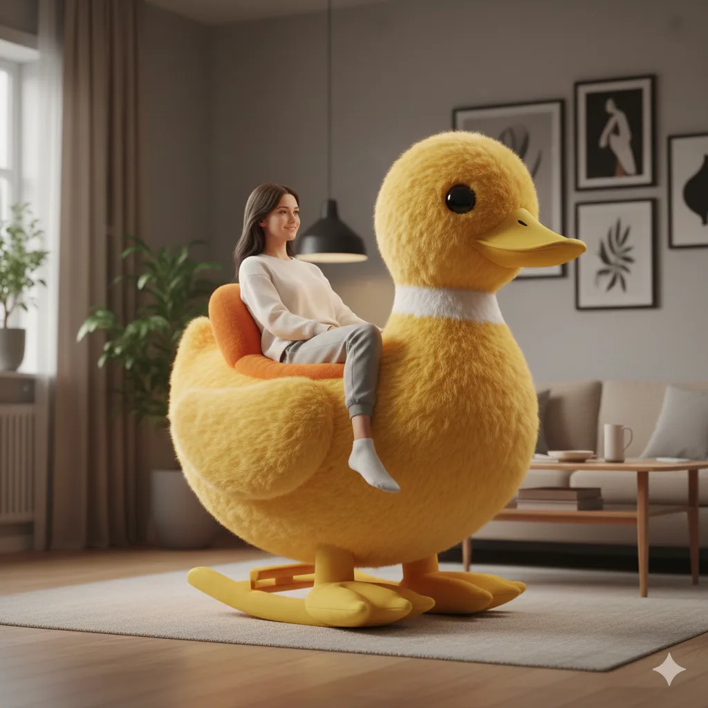 The Unique Design and Aesthetic Appeal of the Walking Duck Recliner