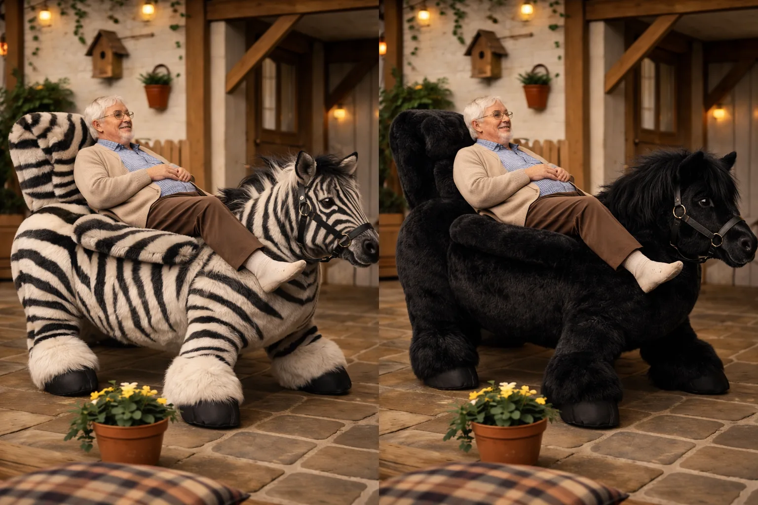 Customization and Varieties of the Shetland Horse Recliner