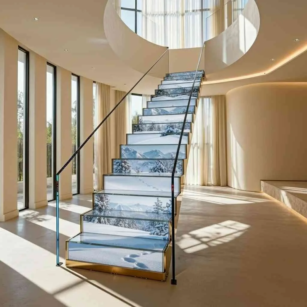 Practical Applications and Creative Uses of OLED Screens in Active Scene Staircases