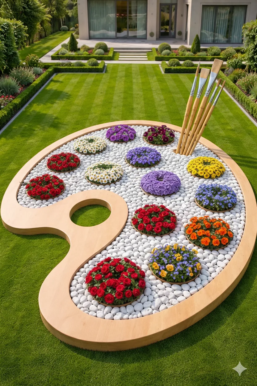 The Core Principles of an Artist Palette Garden