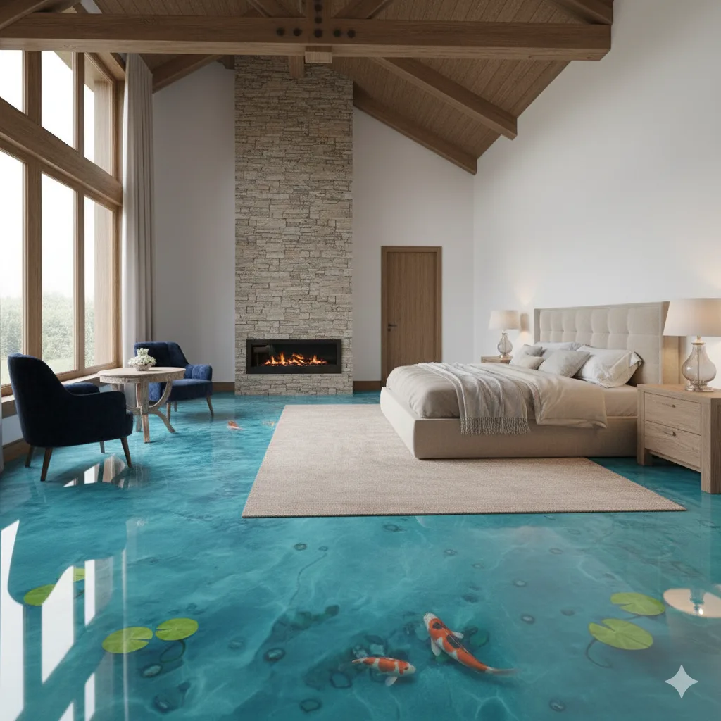 The Benefits of Choosing Epoxy Pond Flooring for Your Water Features