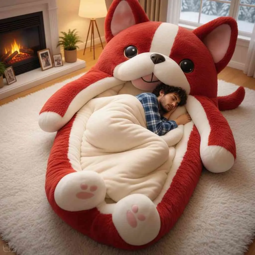 What qualities should I prioritize in a Fluffy Dog Sleeping Bag for cold weather?