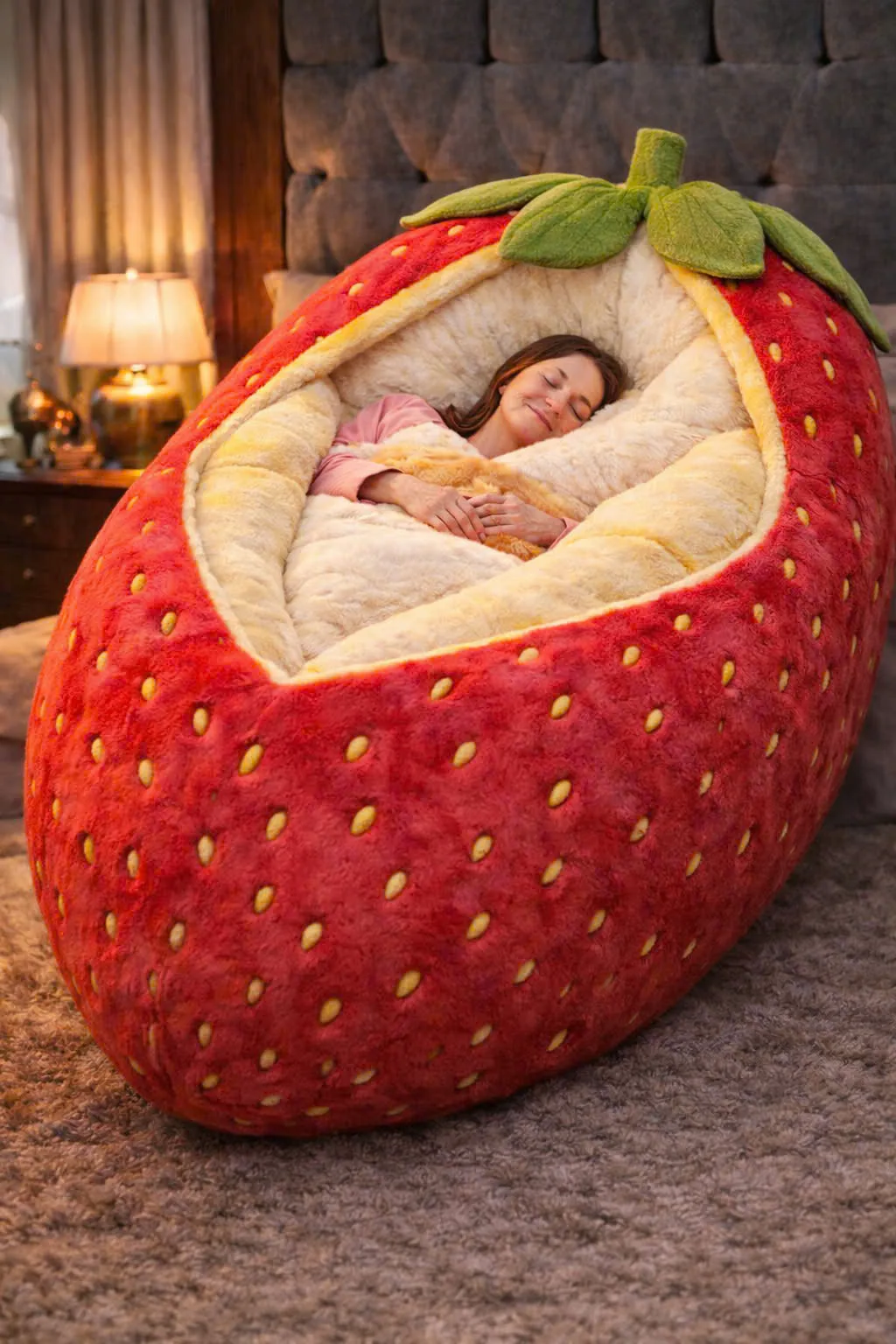 1. Happy Kids Fruit-Shaped Sleeping Bag