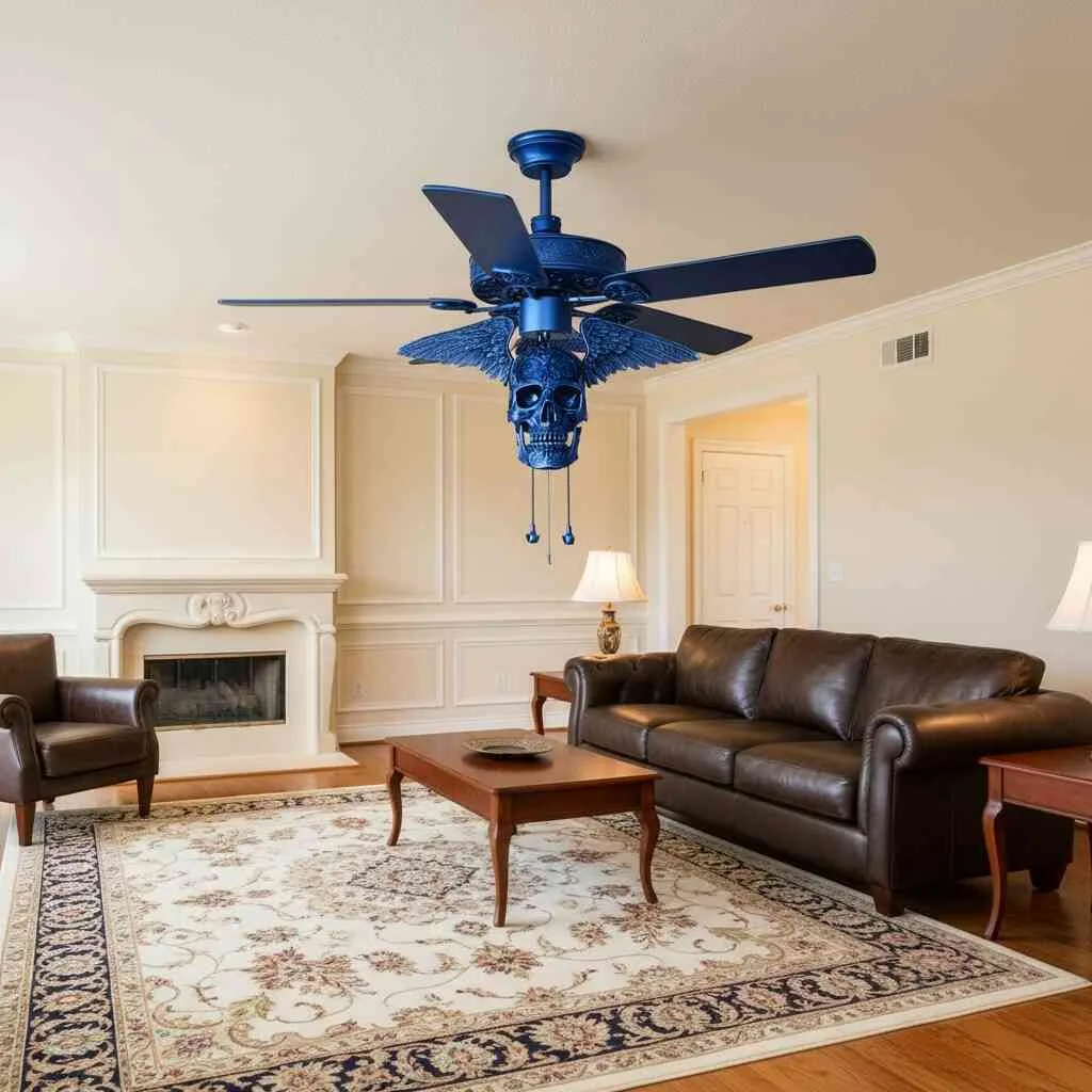Comparing Different Styles and Materials of Skull Ceiling Fans