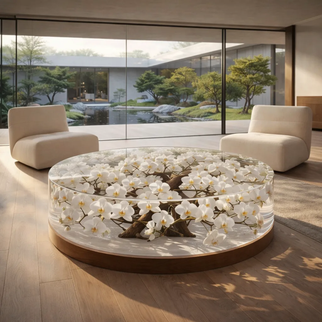 Practical Uses of Epoxy Flower Coffee Tables – Enhancing Your Living Room Aesthetics