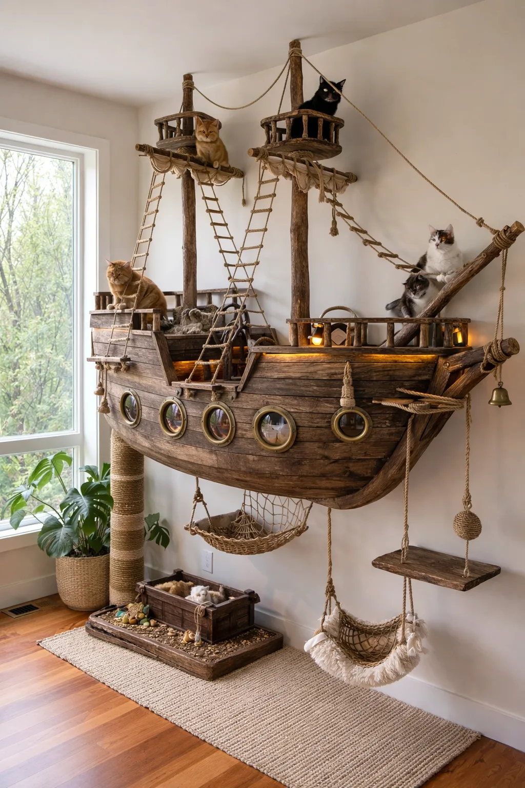 Expert Tips for Maximizing the Benefits of a Wooden Ship Cat Playground