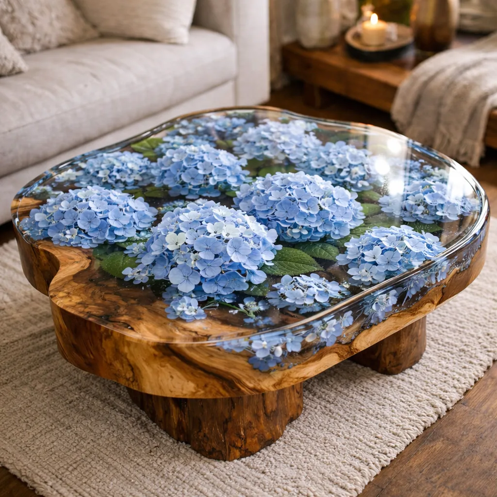 Maintenance and Care for Your Epoxy Hydrangea Table