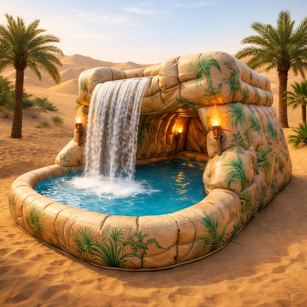 How to Use a Giant Inflatable Jungle Cave Waterfall Pool - Tips for Setup, Maintenance, and Enjoyment