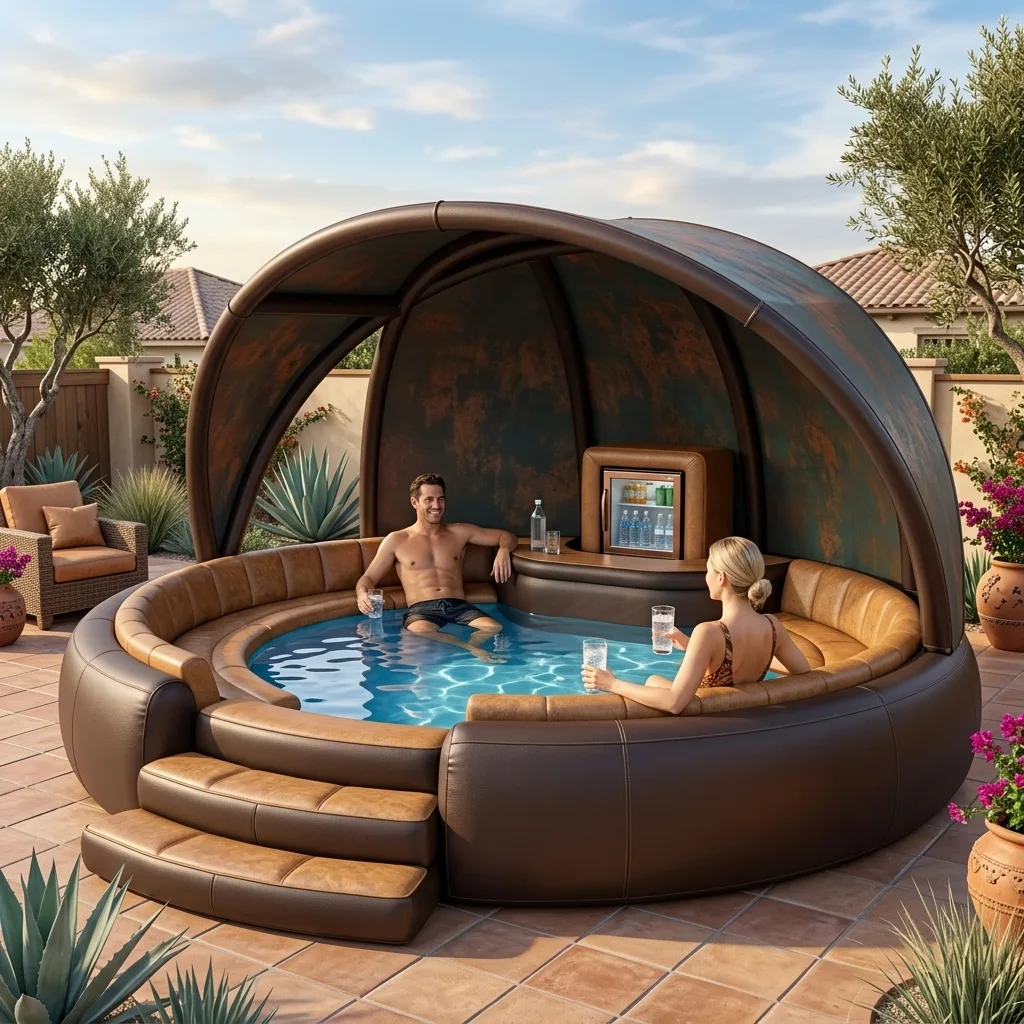 Discovering the Inflatable Pool with a Fridge – A New Level of Summer Comfort