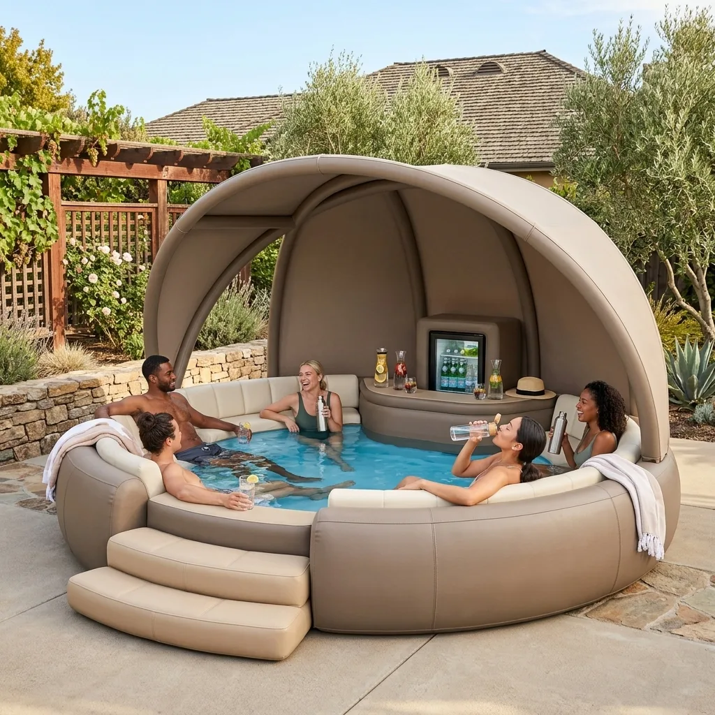 Maintaining and Enhancing Your Inflatable Pool with a Fridge for Longevity and Fun