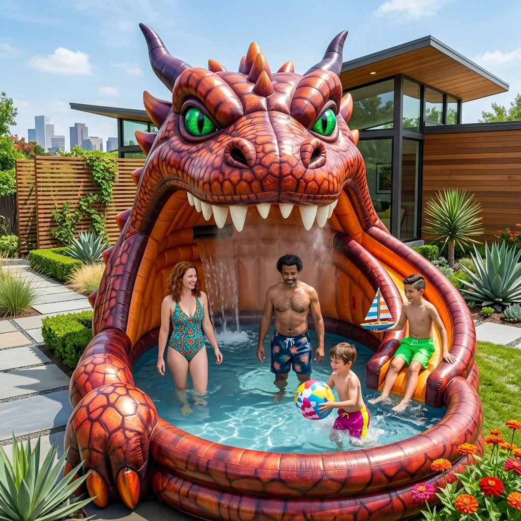 Creative Examples and Play Ideas with the Giant Dinosaur Inflatable Pool