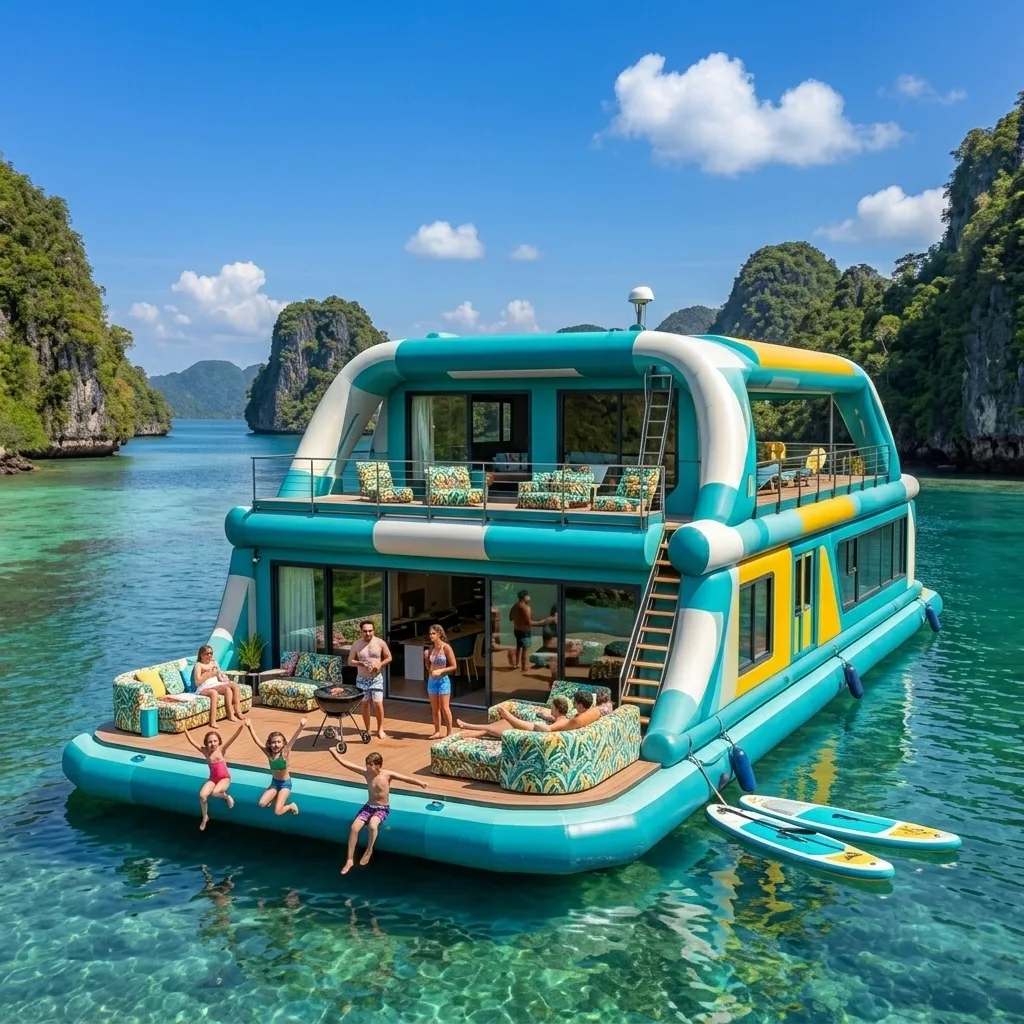 Living Aboard Innovation: The Rise of the Giant Inflatable Barge Home