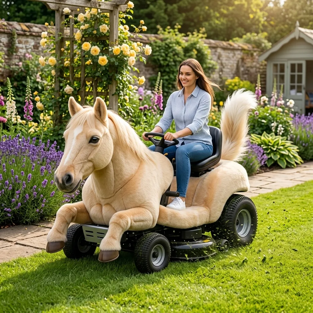 Practical Examples and Scenarios for Using a Horse Riding Lawn Mower