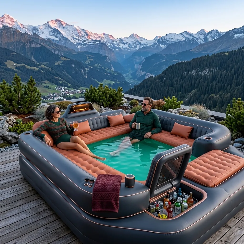 Experience Ultimate Relaxation with a Luxury Inflatable Hot Tub Pool – Your Personal Oasis
