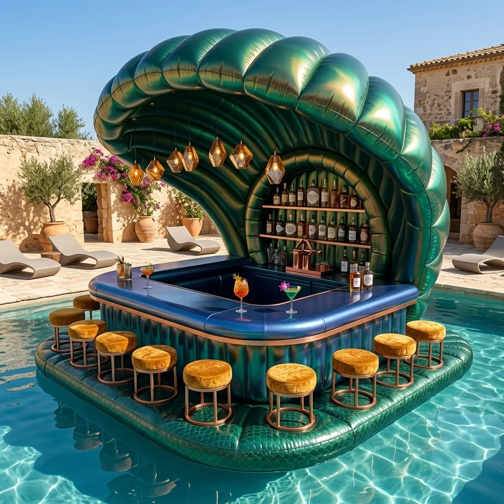 Dive Into Luxury: The Ultimate Guide to the Stunning Luxury Inflatable Shell Pool Bar Experience