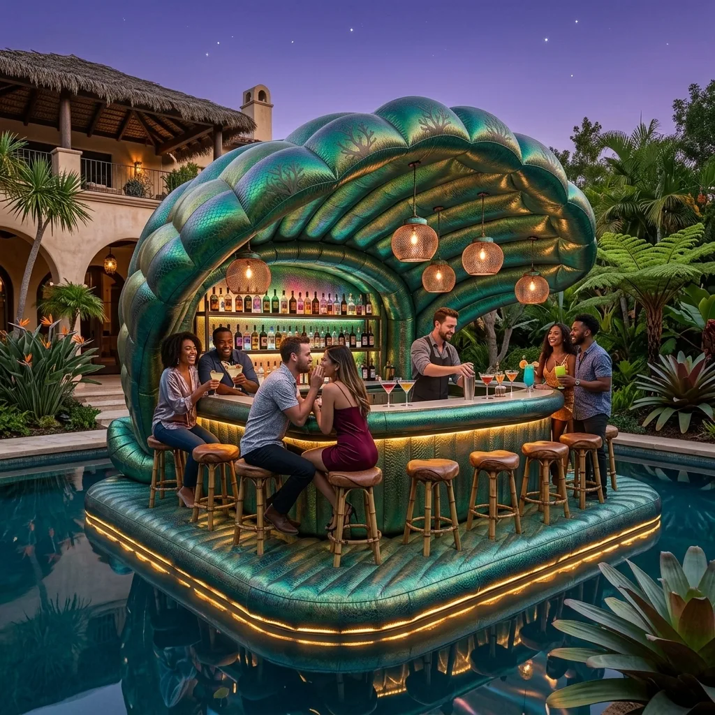 Understanding the Luxury Inflatable Shell Pool Bar - A Fusion of Elegance and Functionality