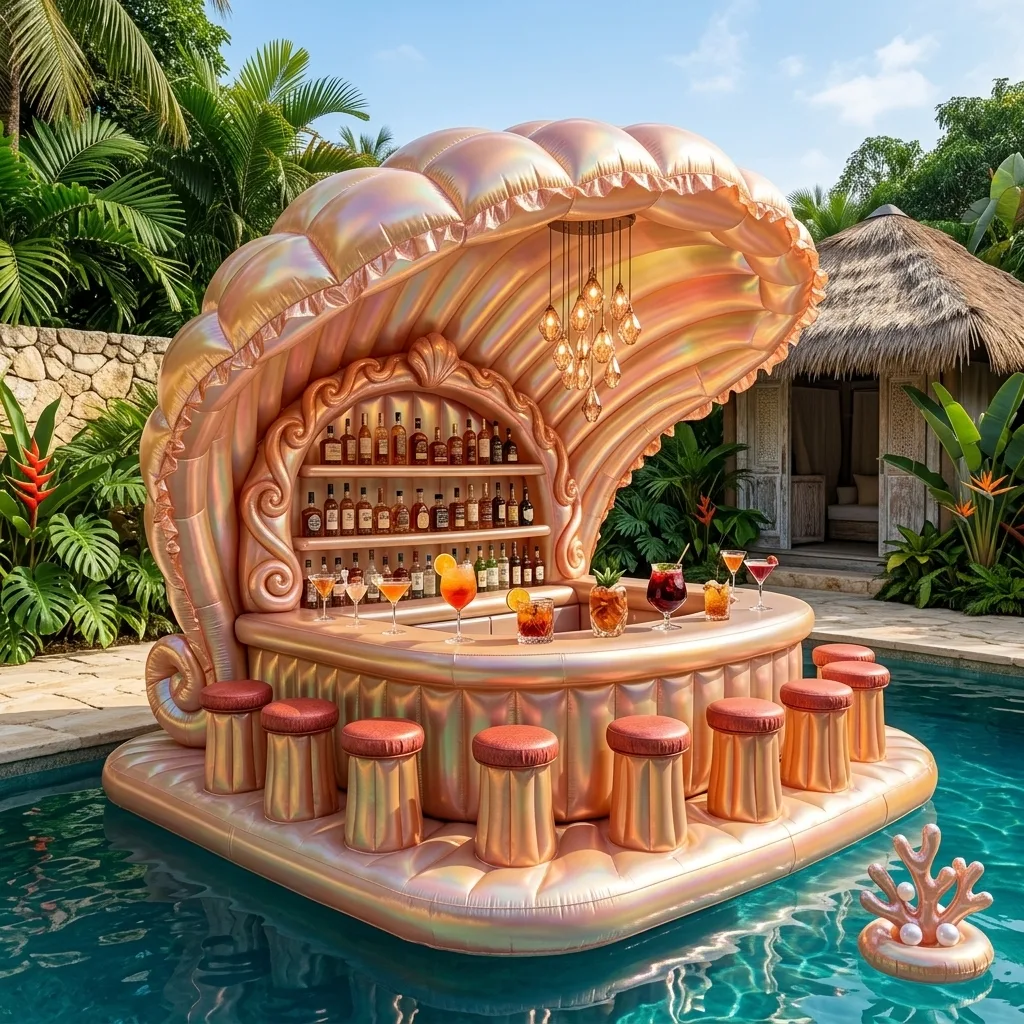 Top Tips and Advice for Enhancing Your Luxury Inflatable Shell Pool Bar Experience