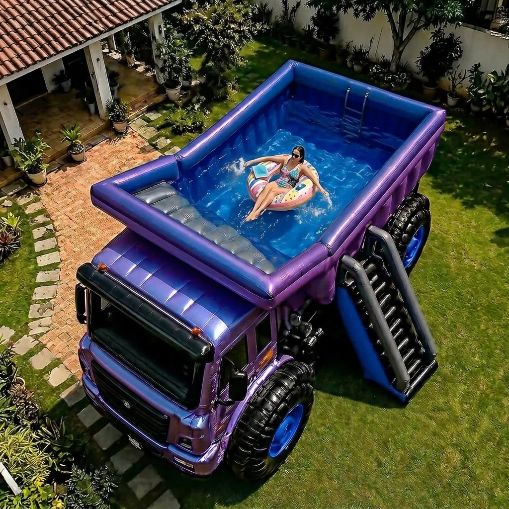 How to Use the Truck Shaped Inflatable Pool: Step-by-Step Guide and Best Practices