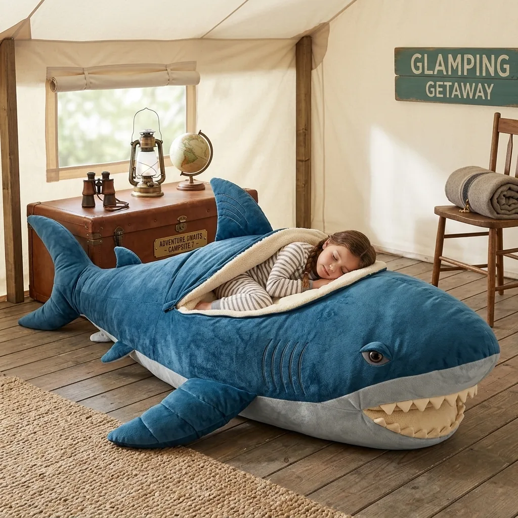 Dive into Dreamland - The Magic of the Baby Shark Sleeping Bag for Little Sleepers