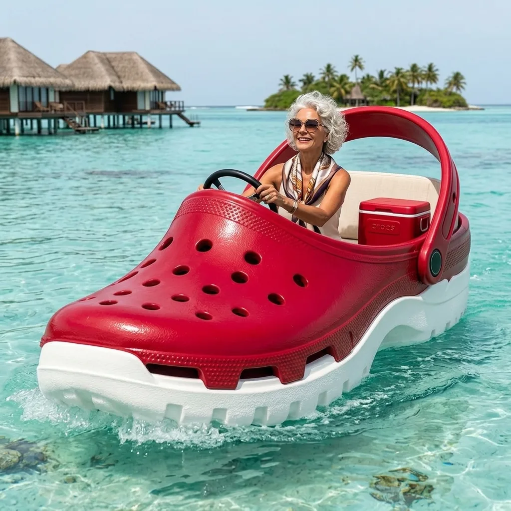 Exploring the Fun and Functionality of the Crocs Shaped Boat - A Unique Twist on Play and Leisure