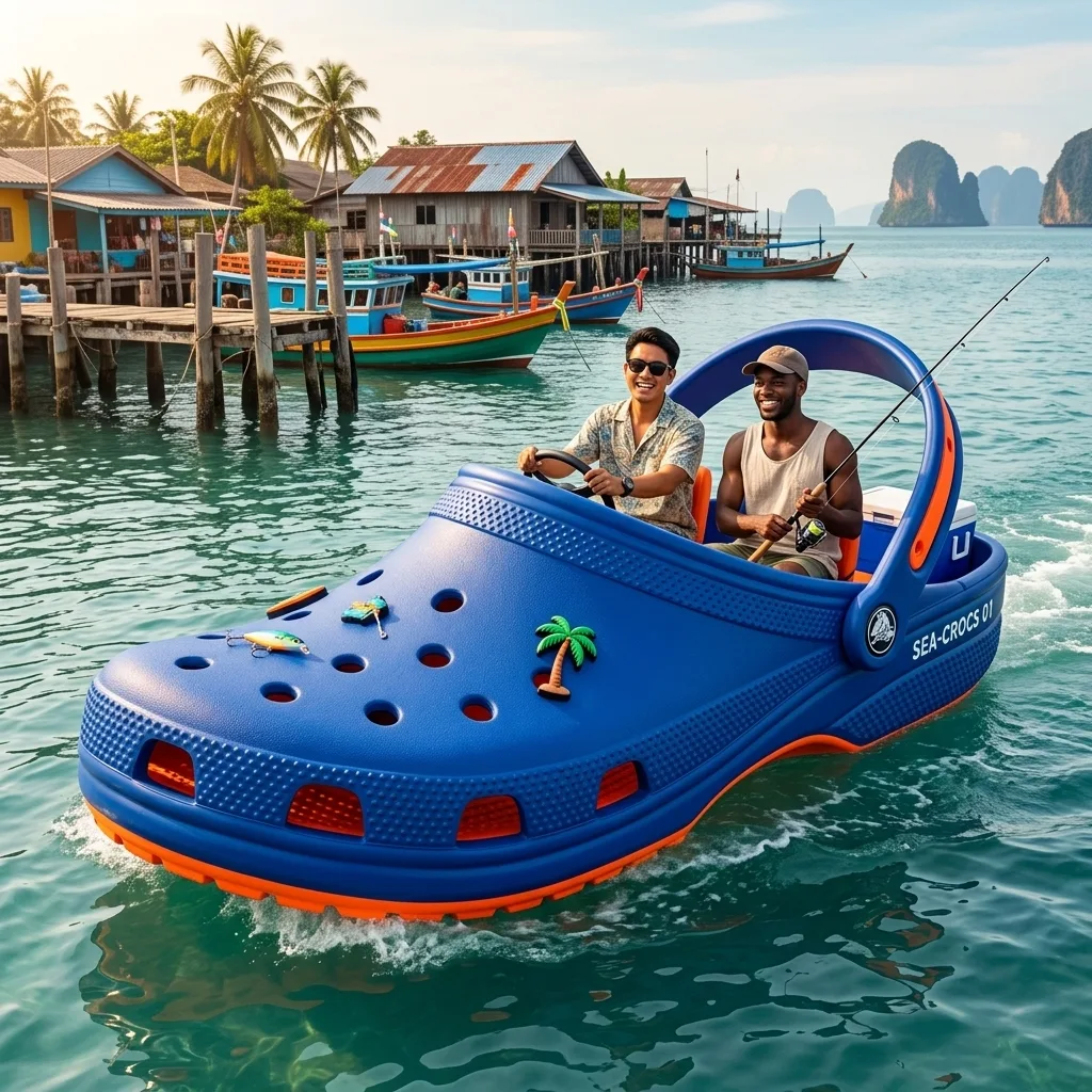 Comparing the Crocs Shaped Boat to Other Novelty Watercrafts