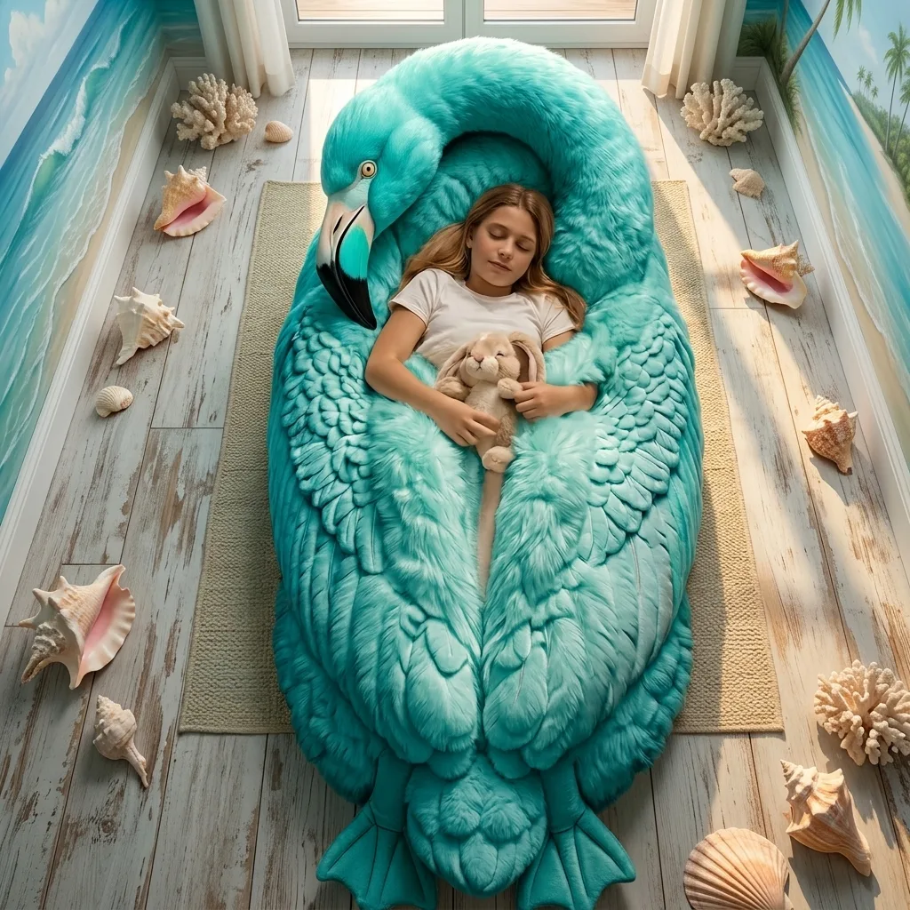 Creative Uses for the Giant Flamingo Sleeping Bag - Beyond Traditional Camping