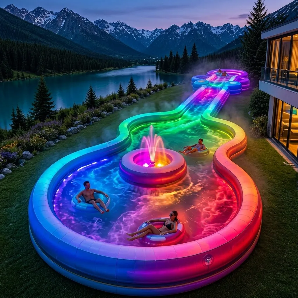 Dive into Fun: The Ultimate Guide to the Giant Guitar Inflatable Lazy River Pool