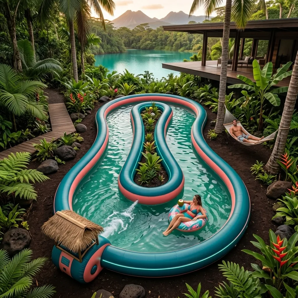 Creating the Perfect Setup for Your Giant Inflatable Lazy River Pool