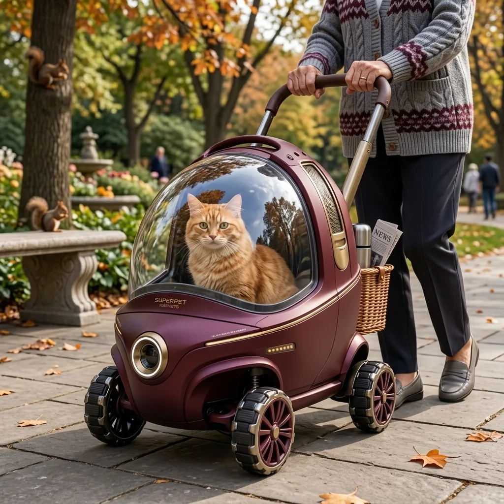 Understanding the Unique Design of the Helmet Shaped Cat Stroller