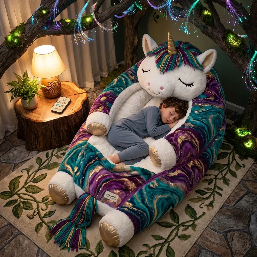 The Design and Material Excellence of the Hugging Unicorn Sleeping Bag