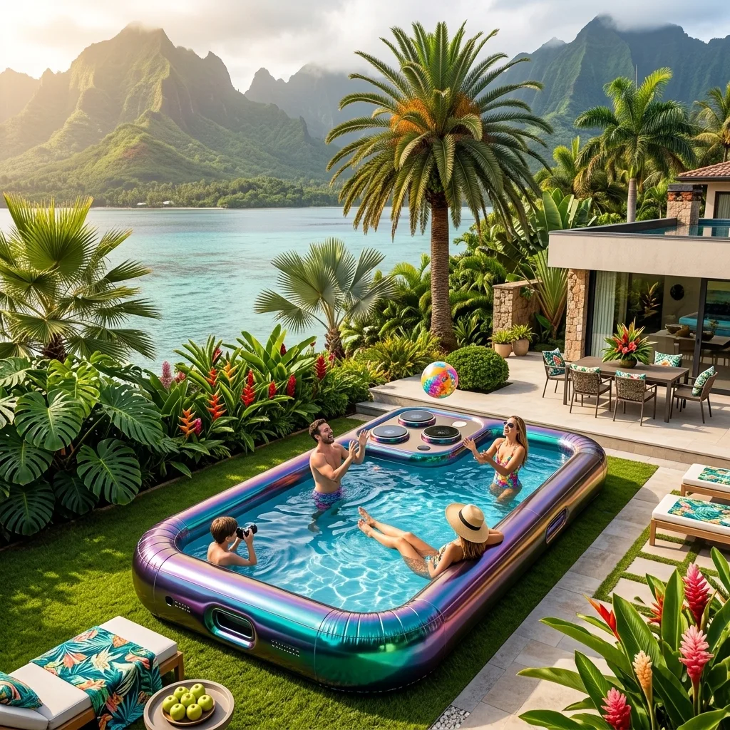 Embracing the Concept of the iPhone Inspired Inflatable Pool — A Fresh Take on Backyard Entertainment
