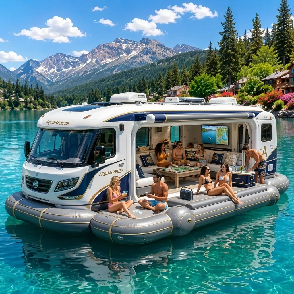 Discover the Ultimate Outdoor Experience with an RV Lake Party Boat Adventure