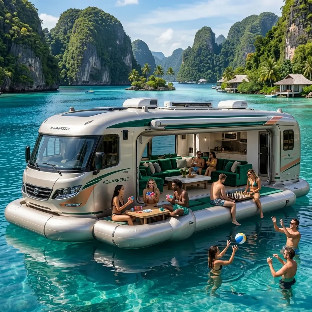 Discover the Ultimate Outdoor Experience with an RV Lake Party Boat Adventure