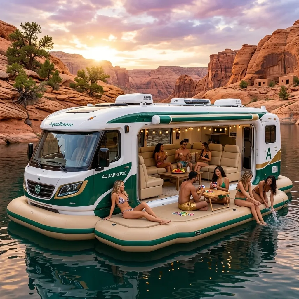 Examples of How the RV Lake Party Boat Boosts Lake Adventures