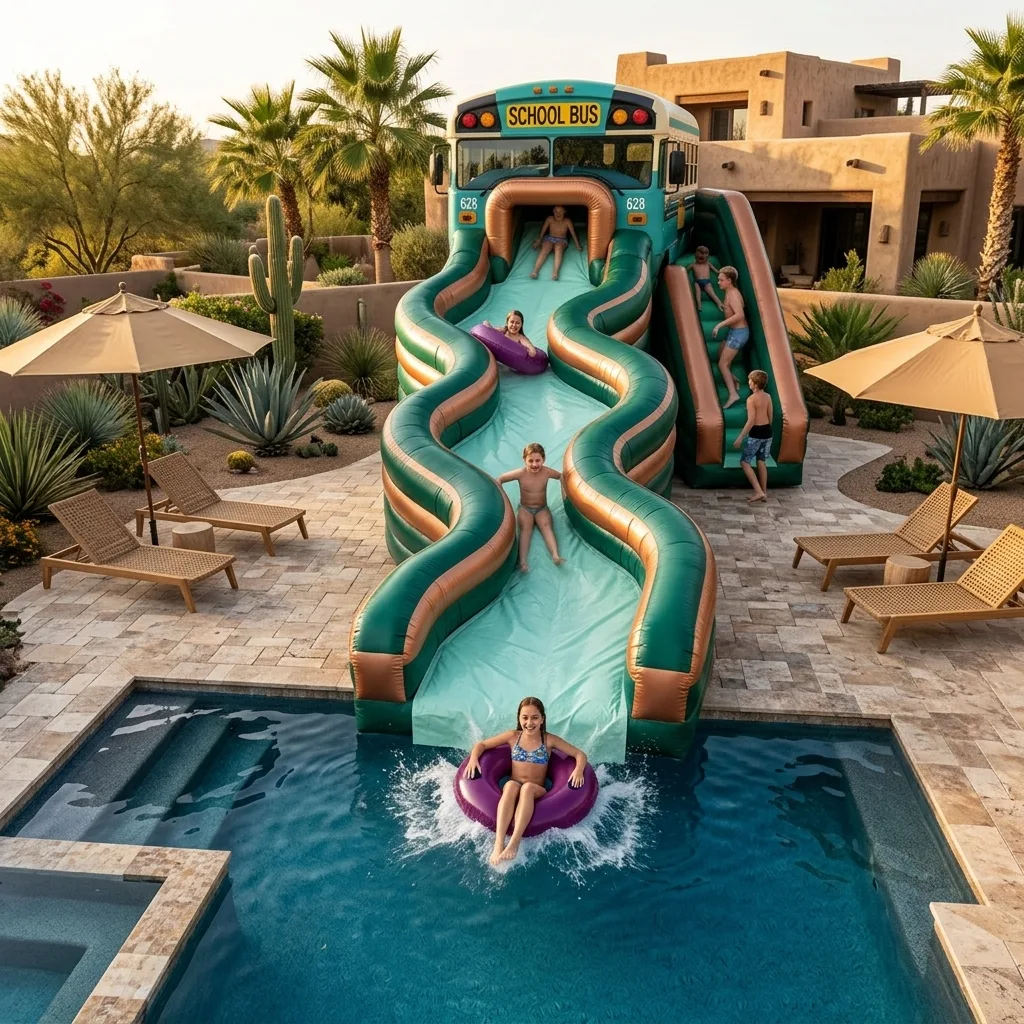 Understanding the Concept and Design of a Table School Bus Water Slide